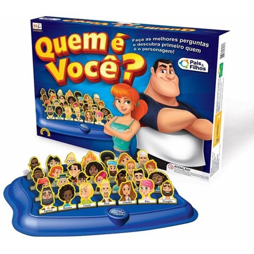 Jogo De Mesa Tabuleiro Quem É Você 28 Carinhas Cara Cara Top Line - Premium - Pais E Filhos