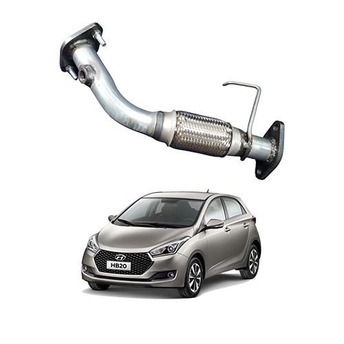 Escapamento Tubo Motor Flexível HB20 1.0 - 2012 Em Diante