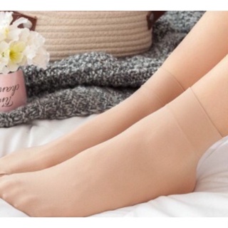 Kit com 10 Pares Meia Fina Social Soquete 3/4   Nude em Oferta na Shopee