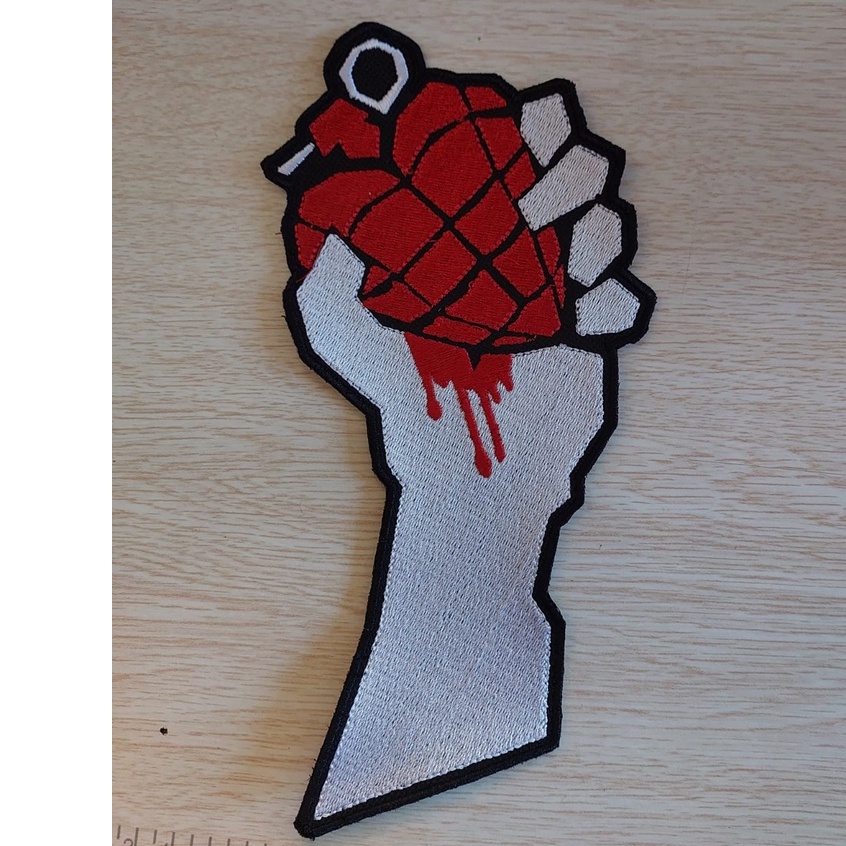 Green day american idiot album patch bordado termocolante bandas emo rock punk