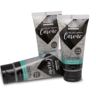 Bisnaga Gel De Limpeza Carvão Face Beautiful - 60ml