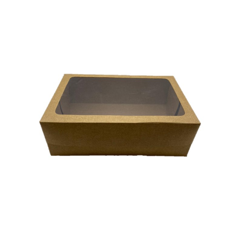 20 caixas de presente 22x15x7cm: Com visor retangulares