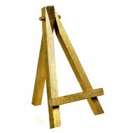 Mini Cavalete Dourado Decorativo em Oferta na Shopee