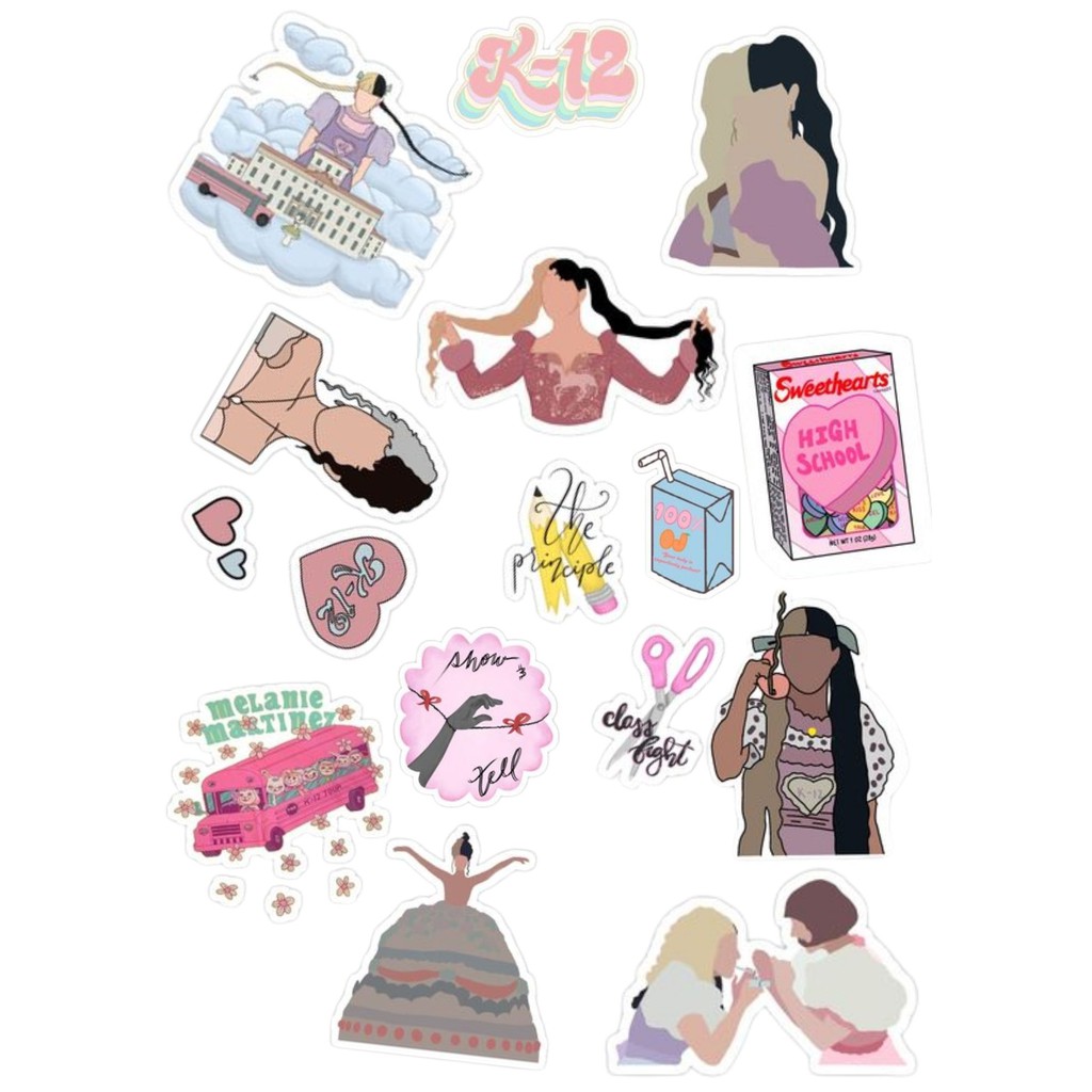 Melanie Martinez Handmade Sticker Pack