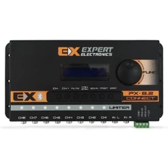 Processador Audio Automotivo Expert PX-8.2 Connect 8 Canais Digital Bluetooth Crossover Equalizador Gain Delay Limiter
