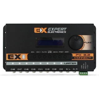 Processador Audio Automotivo Expert PX-8.2 Connect 8 Canais Digital Bluetooth Crossover Equalizador Gain Delay Limiter em Oferta na Shopee