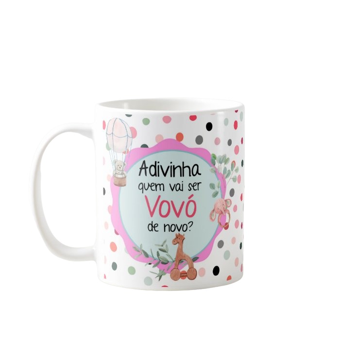 Caneca Personalizada Surpresa Grávidez Familia Presente Nova Gestação em Oferta na Shopee