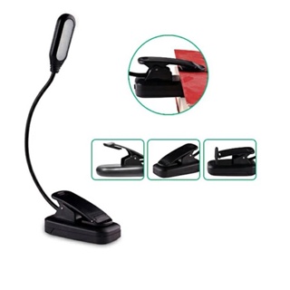 Luminária de Mesa Led USB Recarregável c/ Grampo - Regulável 360° - p/ Leitura em Oferta na Shopee