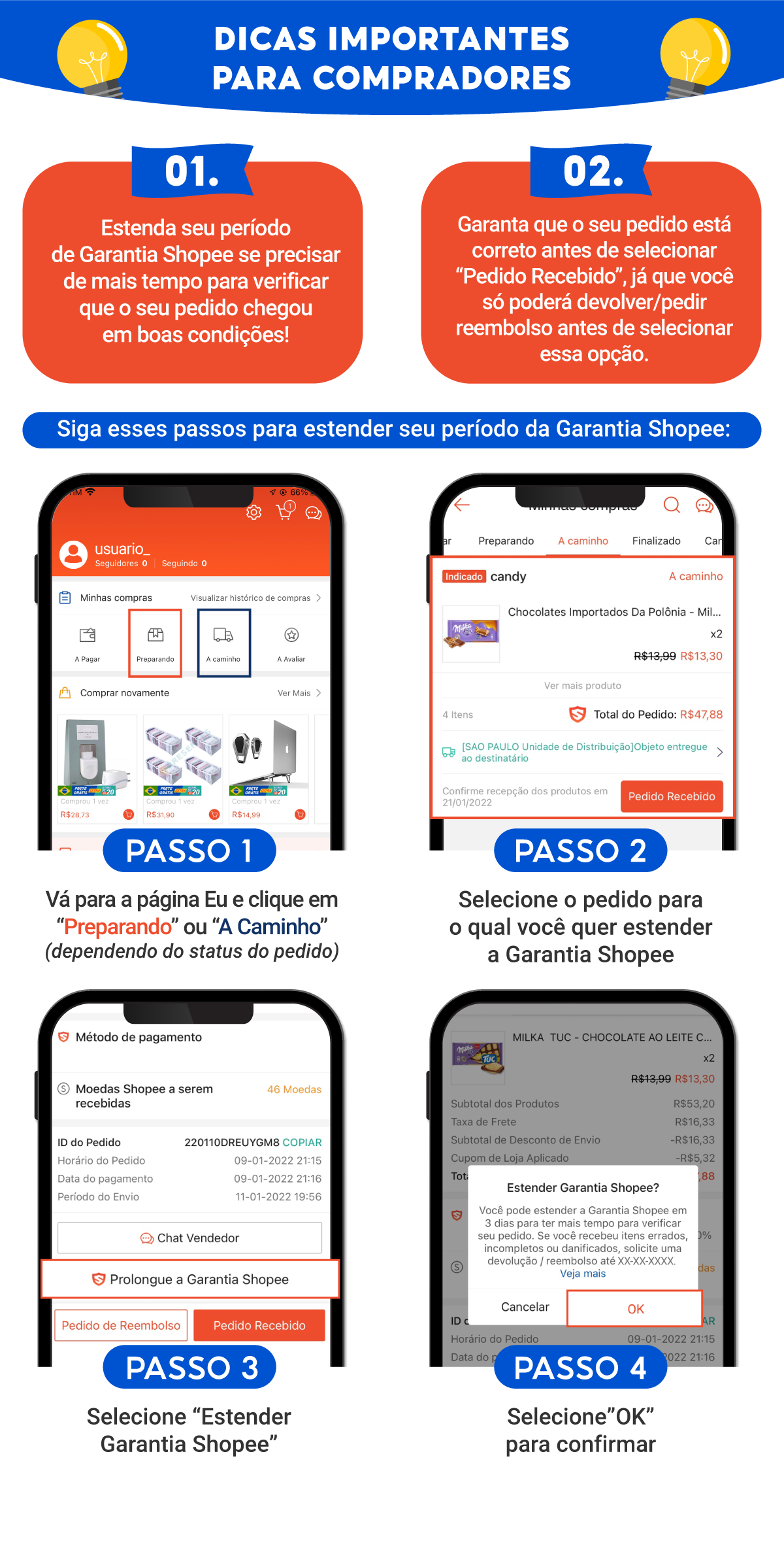 Garantia Shopee Shopee Brasil 2022