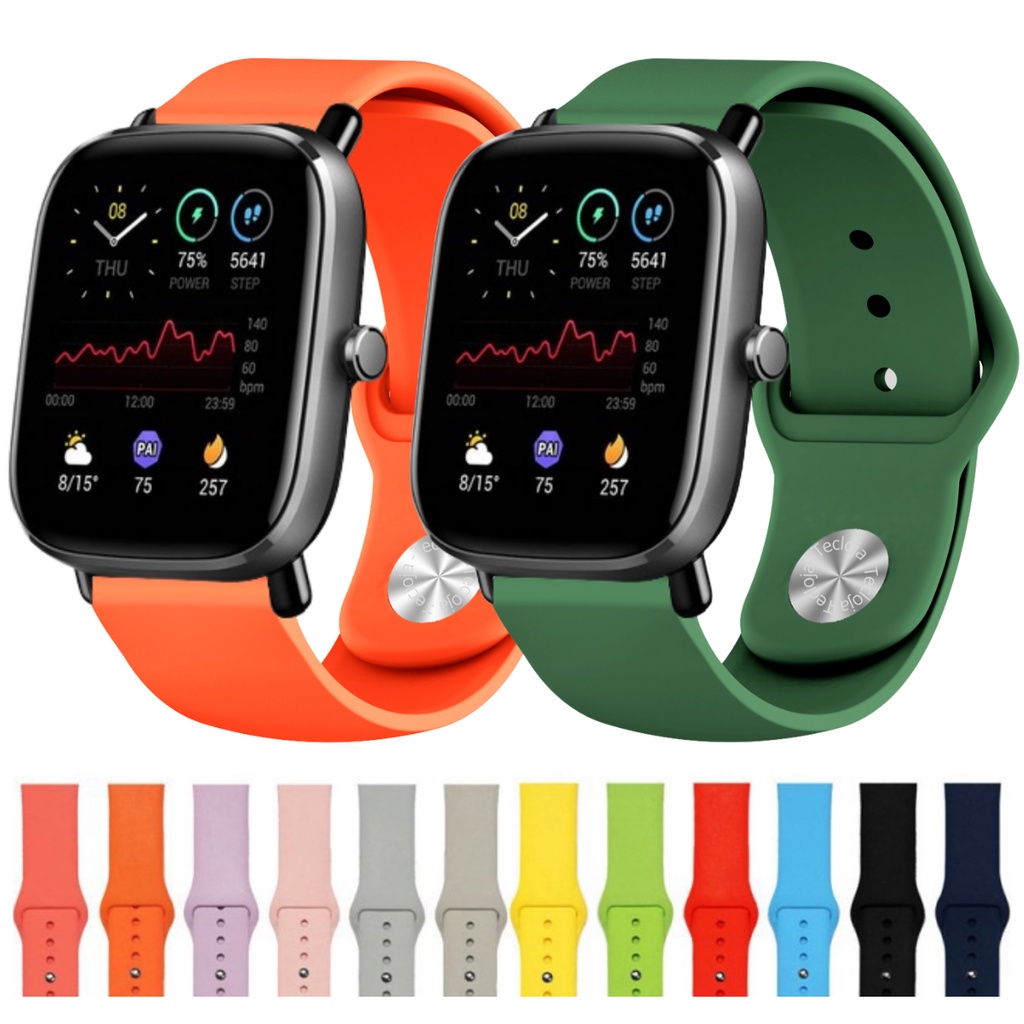 Pulseira Para Amazfit Gts 2mini, Pulseira Para Amazfit 2, Pulseira Para Amazfit Gts 2e Pulseira Silicone Para Relogio Amazfit