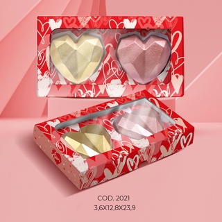 10 Caixa 2 Corações Especial Dia Das Mães e Namorados Presente e Lembrancinha em Oferta na Shopee