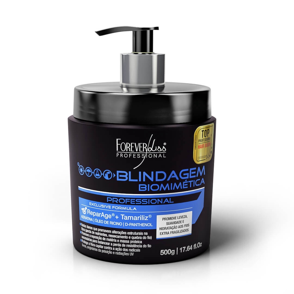 Kit Cauter Restore 500g + Blindagem Biomimética 500g Forever Liss Tratamento Para Restauração