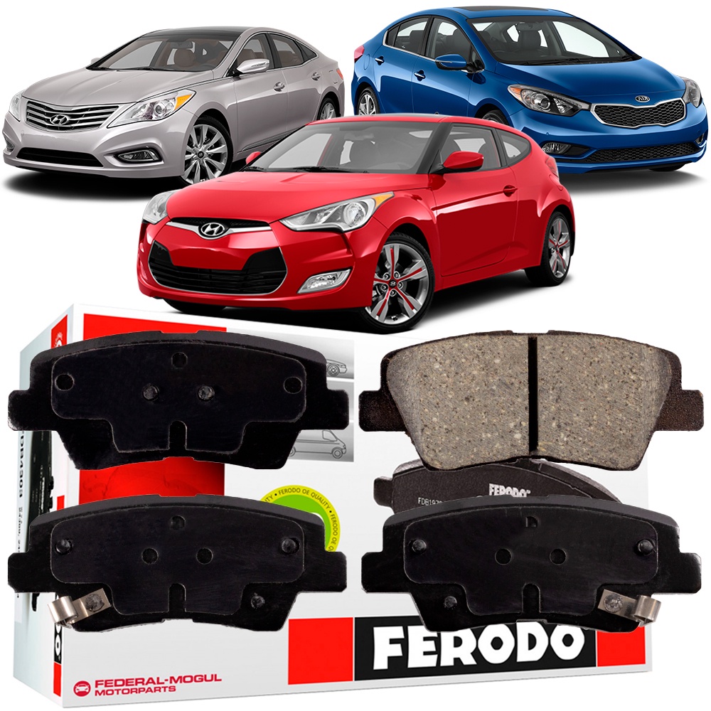 Pastilha Ceramica Traseira Azera Veloster Cerato 2006 a 2016