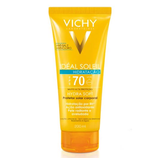 PROTETOR SOLAR CORPORAL VICHY IDÉAL SOLEIL HYDRASOFT FPS70 200ML