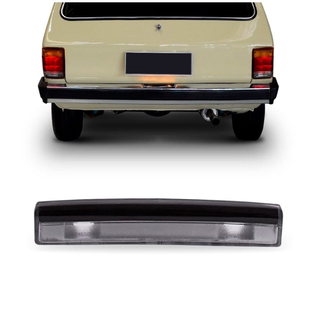 Lanterna Placa Chevette Marajo 1983 a 1993 Opala 1980 a 1990 Cristal em Oferta na Shopee