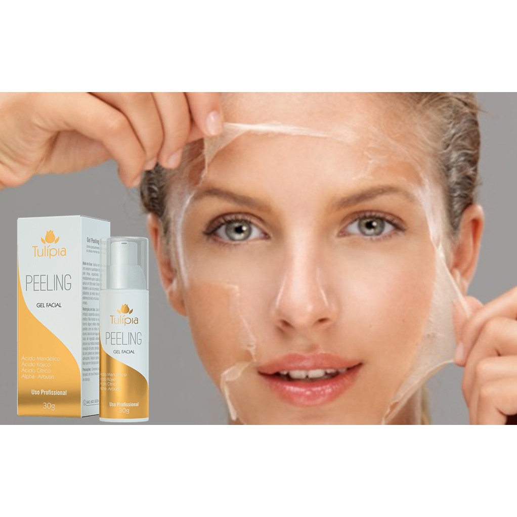 Peeling Gel Facial Tulipia Clareador e Antiidade 30g Shopee Brasil