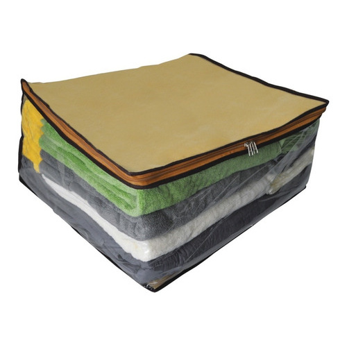 Capa Organizador Caixa Multiuso Porta Edredom Cobertor Lençol Tnt 60x45x30