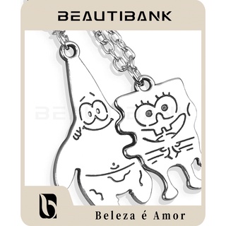 BeautiBank Colar de Esponja Conjunto de Pingente para Mulheres Meninas BFF Amizade Memorial Jóias, Melhores Amigos Colares Presentes de Amizade de Longa Distância para Mulheres Meninas Adolescentes