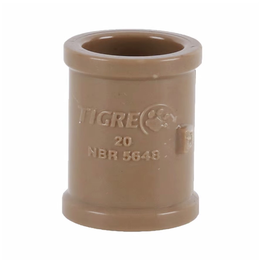 Luva Emenda Soldável PVC 20mm 1/2'' Tigre