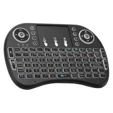 Mini Teclado Sem Fio Smar tv Iluminado