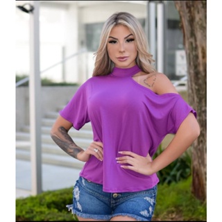Blusinha Feminina Ciganinha Blusa Shocker Manga Curta Soltinha em Oferta na Shopee