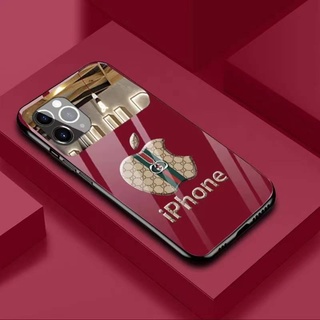 Capa Protetora De Vidro Com Estampa De Câmera Para IPhone 13/12/11 Pro Max/XS XR/X/8/7 Plus