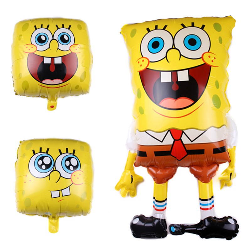 Bob Esponja Dos Desenhos Animados Balões Folha 18 Polegada Inflável Balão  De Hélio Balões Da Festa De Aniversário Decoração Crianças Manteras  Suprimentos Presente | Shopee Brasil