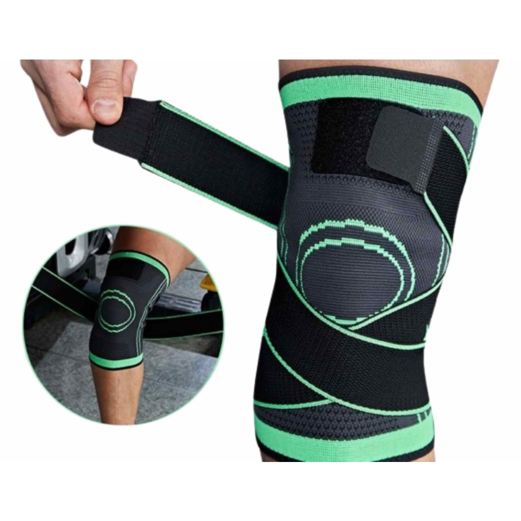 Joelheira Compressão Esportiva Elástica para Treinos Academia Masculina Feminina