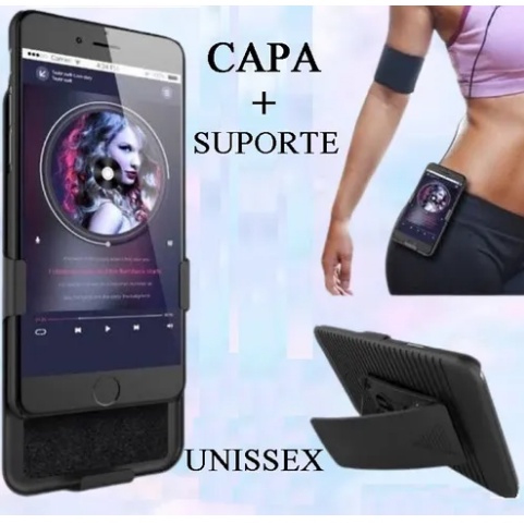 Capa suporte IPHONE 12 PRO MAX ADAPITADO COM CAPA TRANSPARENTE ANTI SHOK+pelicula de brinde