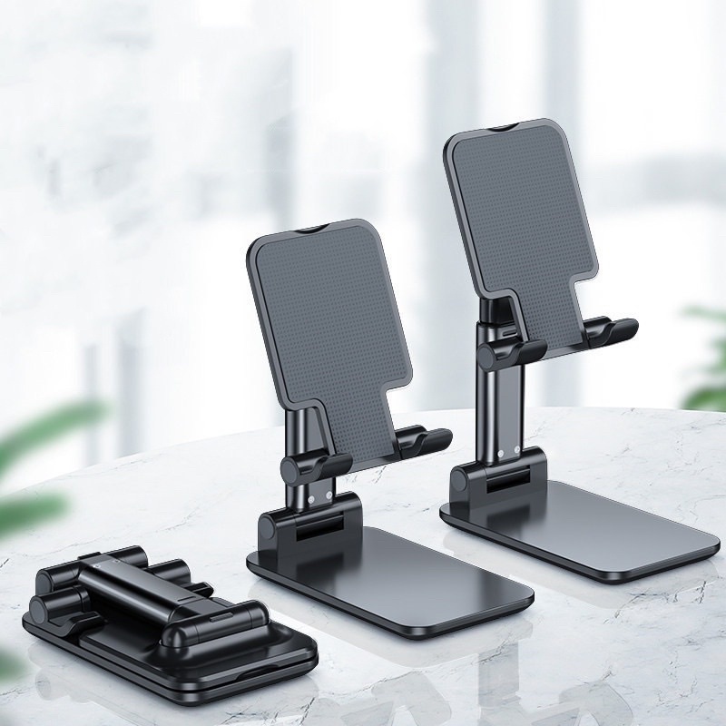 Suporte Para Celular e Tablet Dobrável Ajustável Apoio Mesa