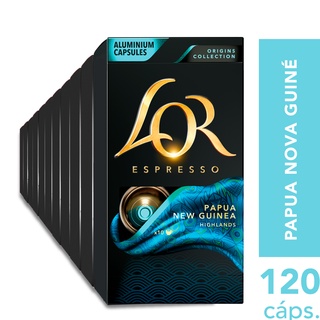 Kit 120 Cápsulas de Café LOR Papua