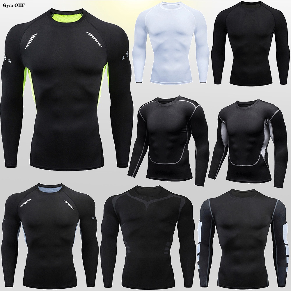 Camiseta Esportiva Masculina Rashguard Para Corrida / Academia / Treino / Corrida