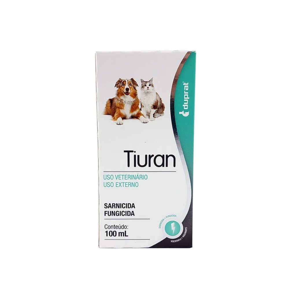 Tiuran Solucao 100ml - Duprat sarnicida e fungicida em Oferta na Shopee