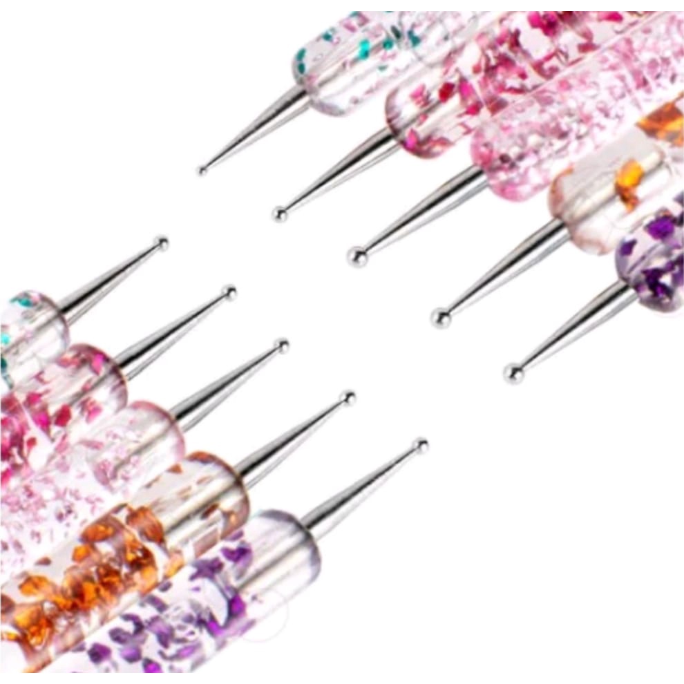 Pincel Boleador Decoração Desenho Unhas Encapsulado Ponta Dupla Envio Já!