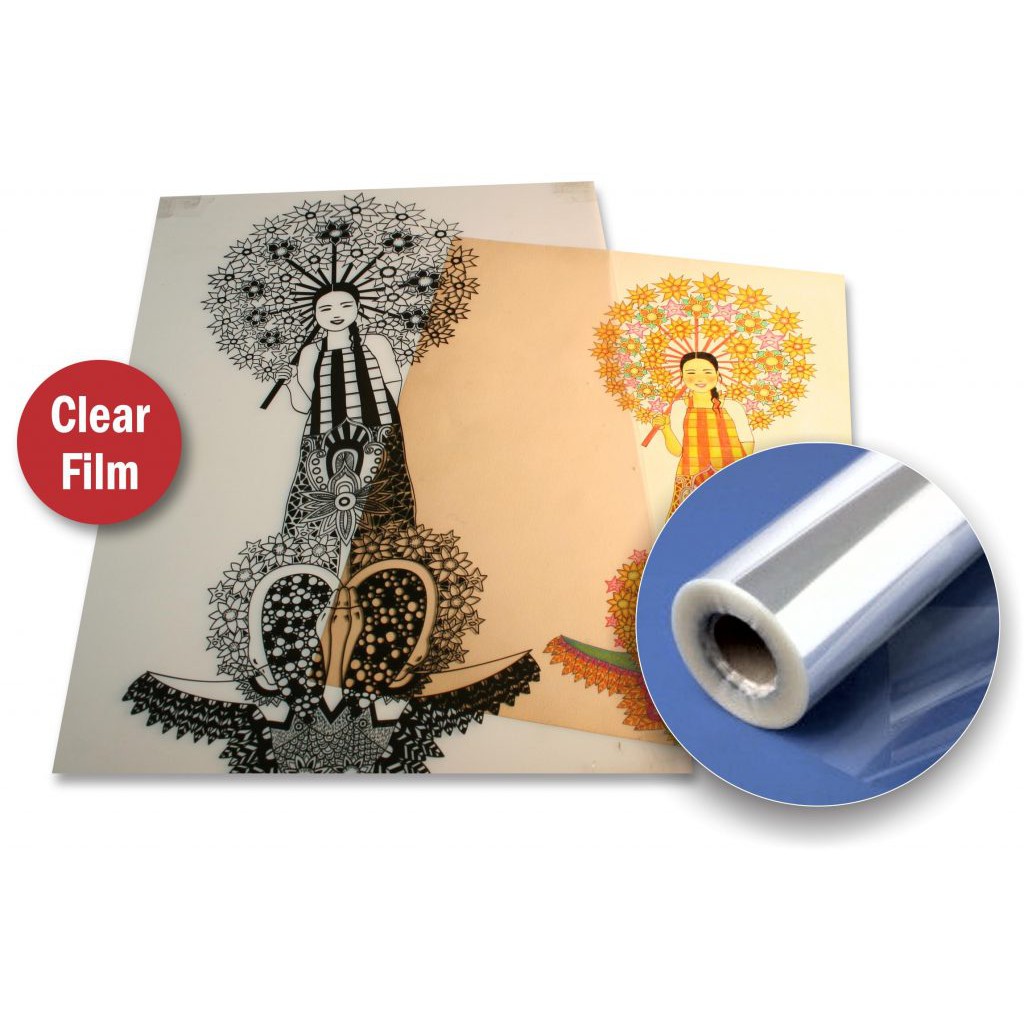 Clear Film Ink Jet Para Fotolito e Arte Final Plotter Jato de Tinta Rolo com 30cm 61cm 91cm X 30m Serigrafia SilkScreen