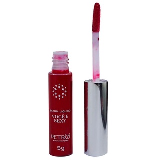 Batom Líquido Matte Vermelho Petrizi - 5g