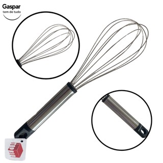 Fue Batedor De Ovo Clara em neve E Massas Bolo em Aço Inox 26cm Fuet em Oferta na Shopee