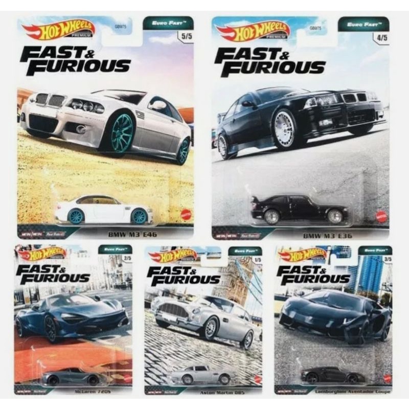 HOT WHEELS - PREMIUM SET - 2023 SET FAST & FURIOUS - VELOZES E FURIOSOS