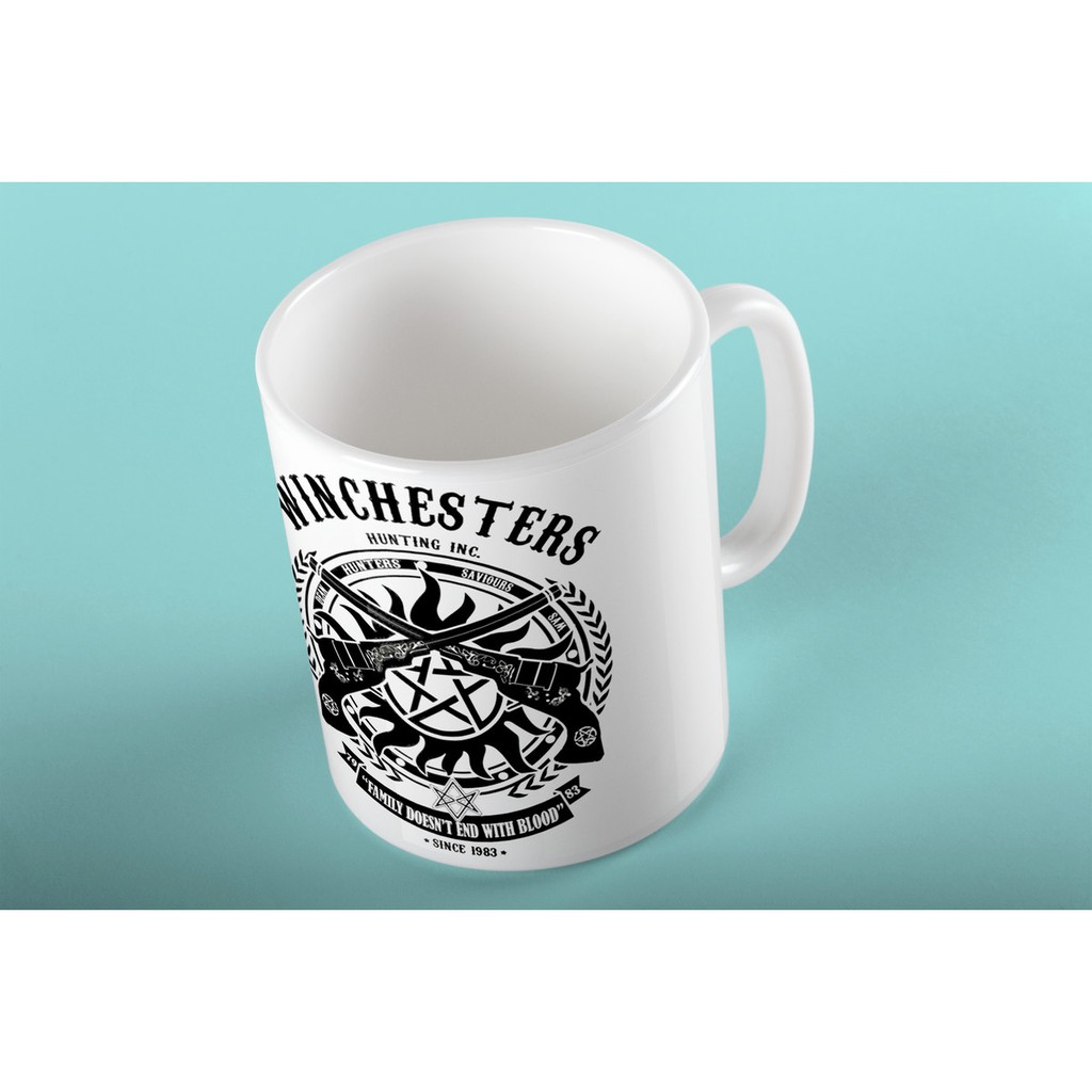 Caneca Supernatural 17 Série Dean Sam Winchester
