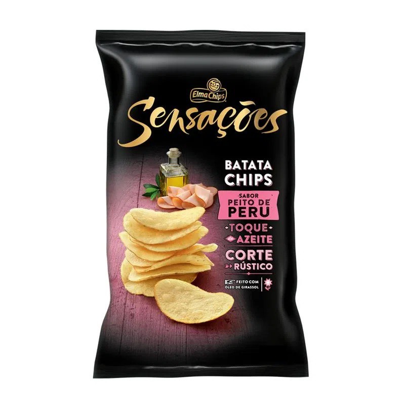 Batata Sensação Chips Peito de Peru 40g - Elma Chips