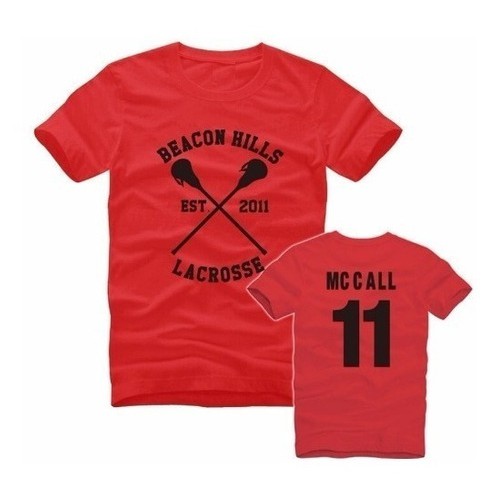 Camiseta Lacrosse Teen Wolf Mac Call 11 Series Camisa