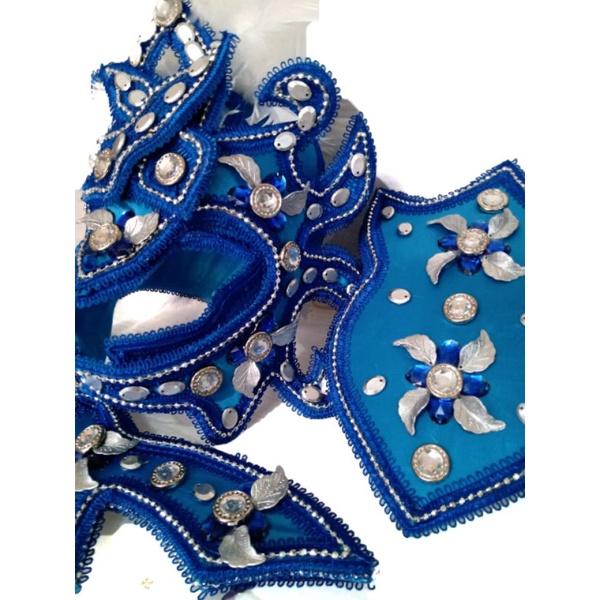 Paramenta de Ogum Capacete Ogum azul