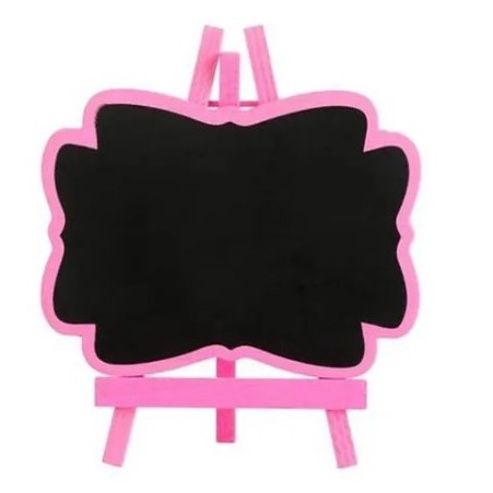 Mini Lousa Plaquinha Quadro Negro Para Recados Mesa Posta