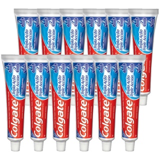 Kit Creme Dental Colgate Tripla Ação Hortelã 90g com 12 unidades