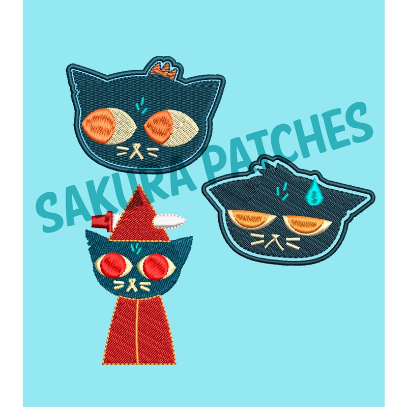 Night in the woods gatinha Mae personagens jogos indie patch personalizado