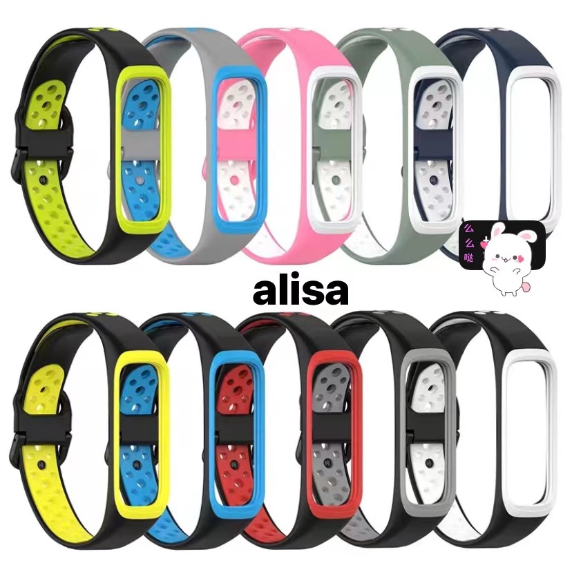 pulseira silicone para relógio samsung galaxy fit 2 SM-R220