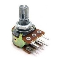 6 Peças - Potenciômetro Linear Duplo 50k L15 em Oferta na Shopee