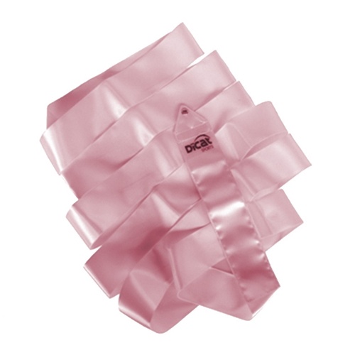 Fita de Ginástica Rítmica Cetim Cores Lisas 3M Dicat Sports Rosa Bebê