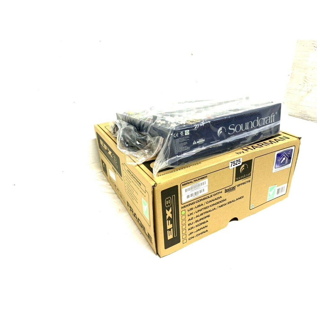 SoundCraft EFX8 8 Channel Mixer With Effects #7525 (One) | Shopee Brasil