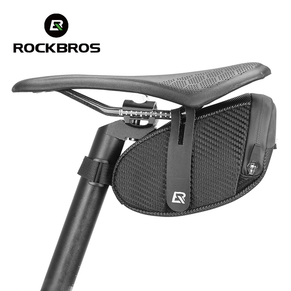 ROCKBROS Bicicleta Saco De Cauda Mini Ciclismo Portátil Nylon Bolso Traseiro MTB Pequeno Reflexivo Pacote Sela Acessórios Da